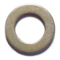 Midwest Fastener Flat Washer, For Screw Size 1/2" , Steel Zinc Yellow Finish, 10 PK 34188